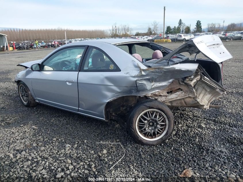 2003 Honda Civic Lx VIN: 1HGEM21513L023033 Lot: 38657281