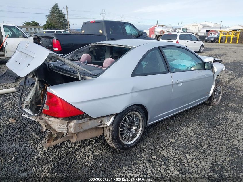 2003 Honda Civic Lx VIN: 1HGEM21513L023033 Lot: 38657281