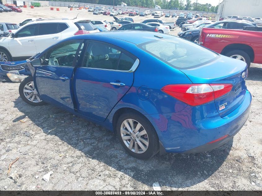 VIN KNAFX4A86E5051415 2014 KIA FORTE no.3