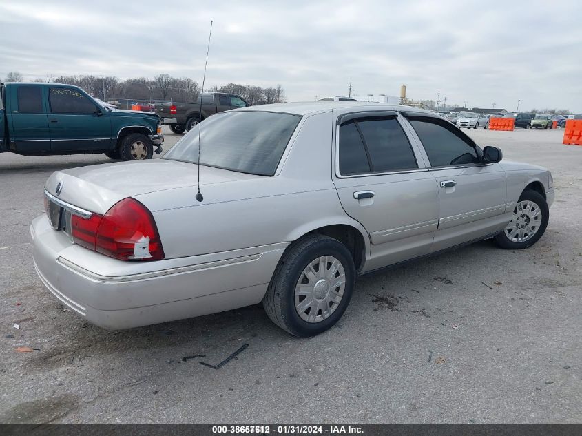 2005 Mercury Grand Marquis Gs VIN: 2MEFM74W35X646761 Lot: 38657612