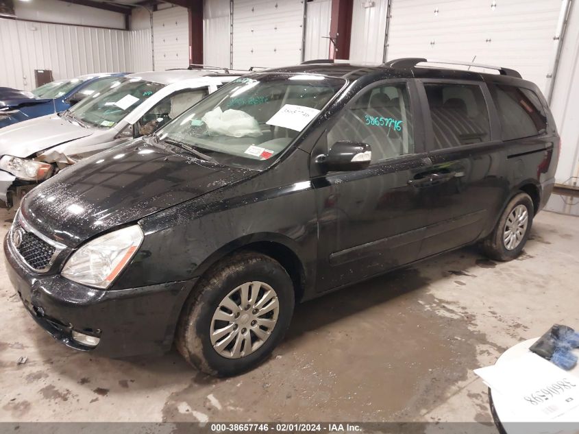 2014 Kia Sedona Lx VIN: KNDMG4C72E6539320 Lot: 38657746