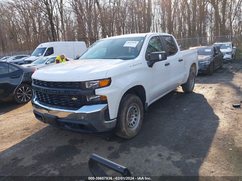 2019 Chevrolet Silverado 1500 Work Truck VIN: 1GCRWAEH5KZ343878 Lot: 38657836