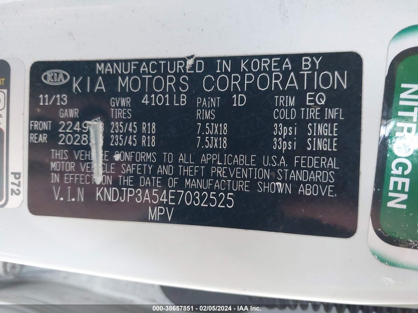 2014 KIA SOUL + - KNDJP3A54E7032525
