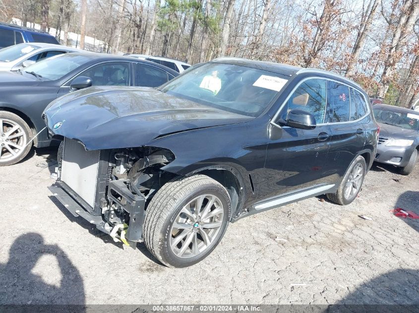 2019 BMW X3 Sdrive30I VIN: 5UXTR7C55KLF36058 Lot: 38657867