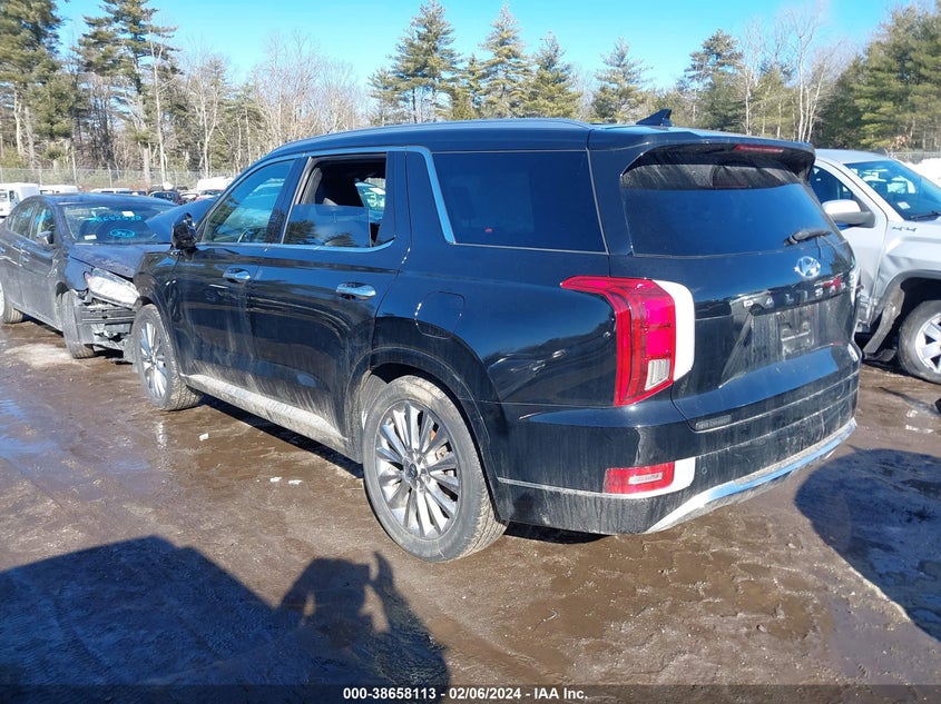 VIN KM8R5DHE7LU169344 2020 HYUNDAI PALISADE LIMITED