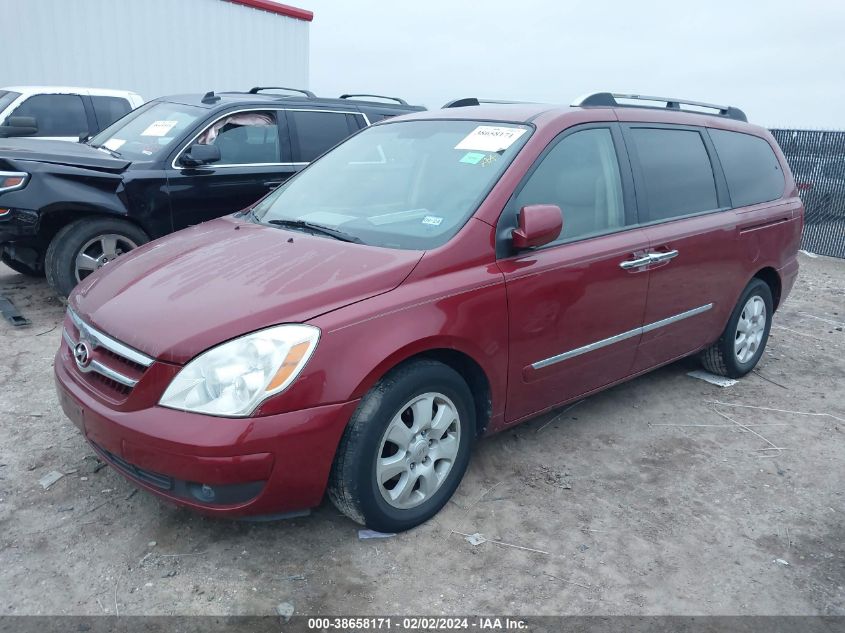 2007 Hyundai Entourage Gls/Limited/Se VIN: KNDMC233X76017339 Lot: 38658171