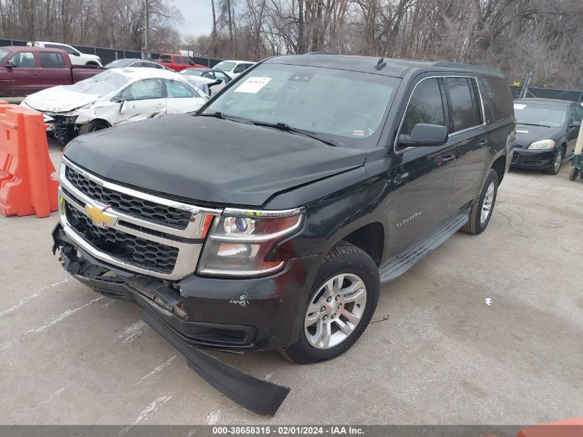 2015 Chevrolet Suburban 1500 Lt VIN: 1GNSKJKC7FR140428 Lot: 38658315