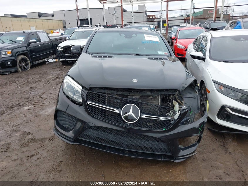 2018 MERCEDES-BENZ AMG GLE 43 COUPE 4MATIC 4JGED6EB6JA093234