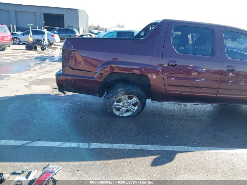 2014 Honda Ridgeline Rtl VIN: 5FPYK1F59EB011505 Lot: 38658423