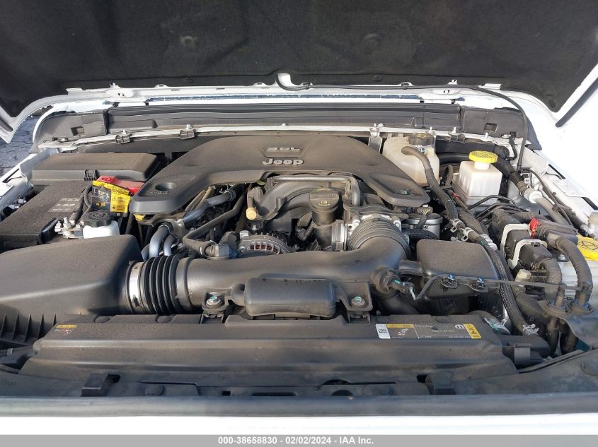 VIN 1C6HJTFG0ML593425 2021 JEEP GLADIATOR OVERLAND 4X4