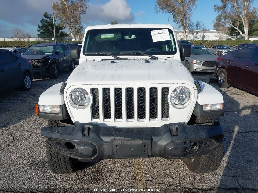 VIN 1C6HJTFG0ML593425 2021 JEEP GLADIATOR OVERLAND 4X4
