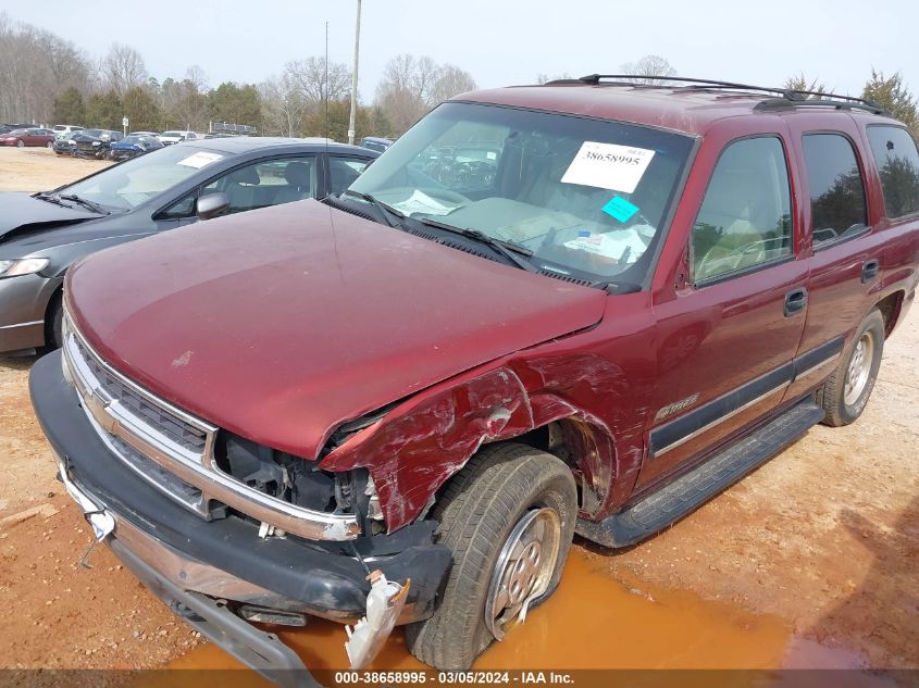 2001 Chevrolet Tahoe Ls VIN: 1GNEK13T51R120795 Lot: 38658995