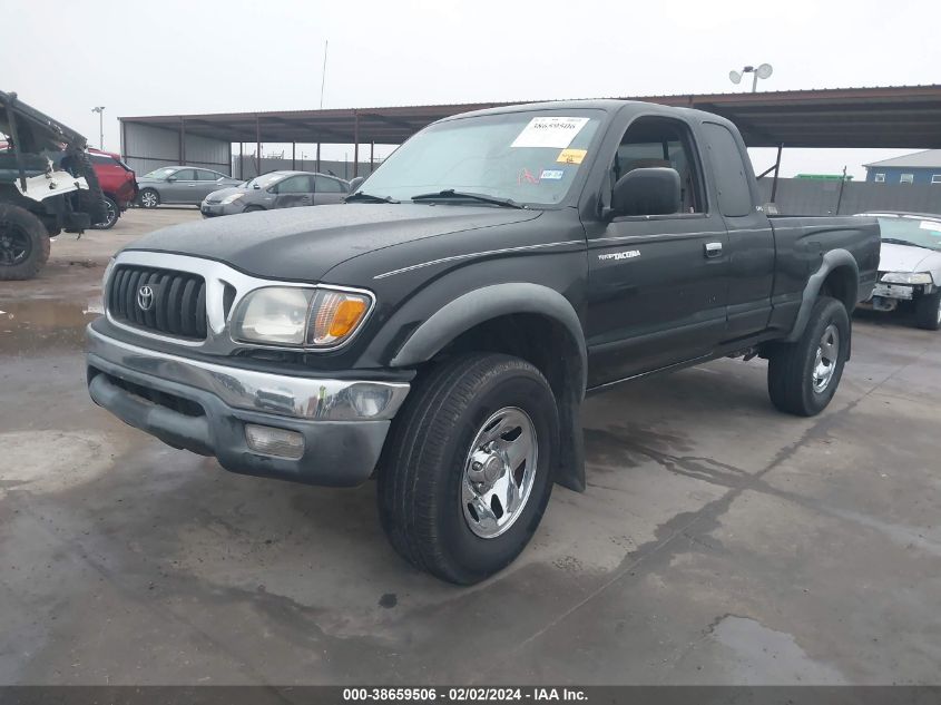 2001 Toyota Tacoma Prerunner V6 VIN: 5TESN92N11Z752430 Lot: 38659506