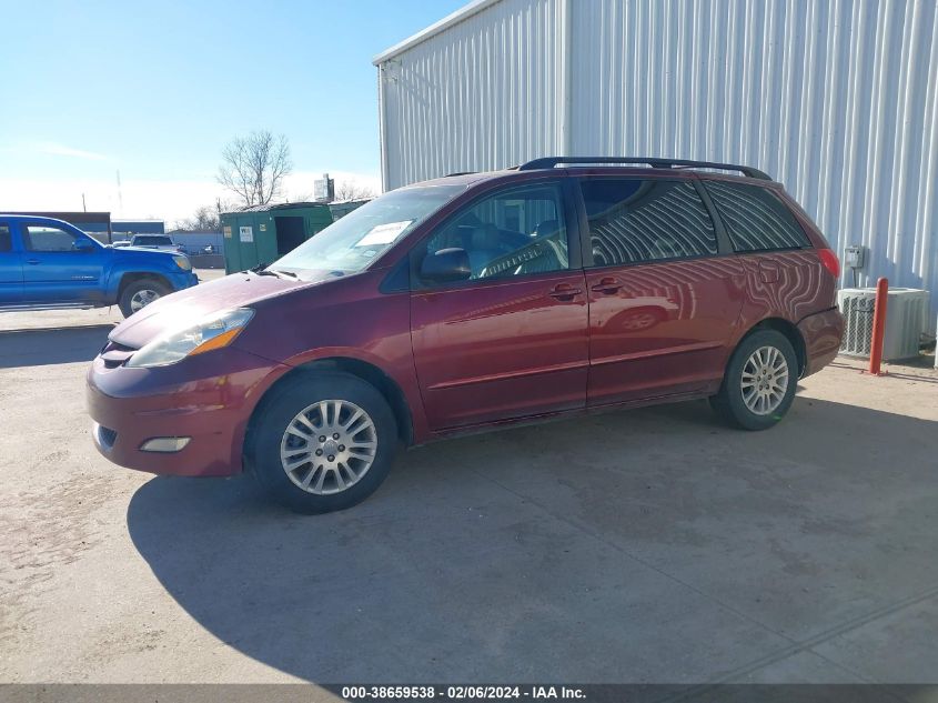 2008 Toyota Sienna Xle/Xle Limited VIN: X5TDZK22C58S18611 Lot: 38659538