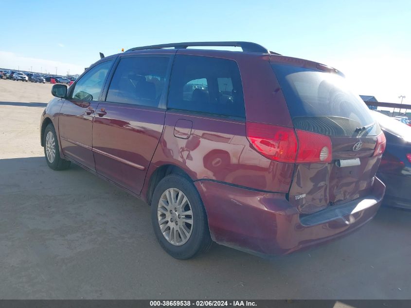 2008 Toyota Sienna Xle/Xle Limited VIN: X5TDZK22C58S18611 Lot: 38659538