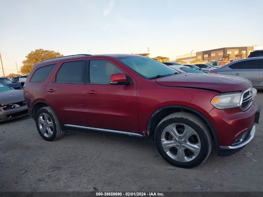 2015 Dodge Durango Limited VIN: 1C4RDJDG4FC954248 Lot: 38659690