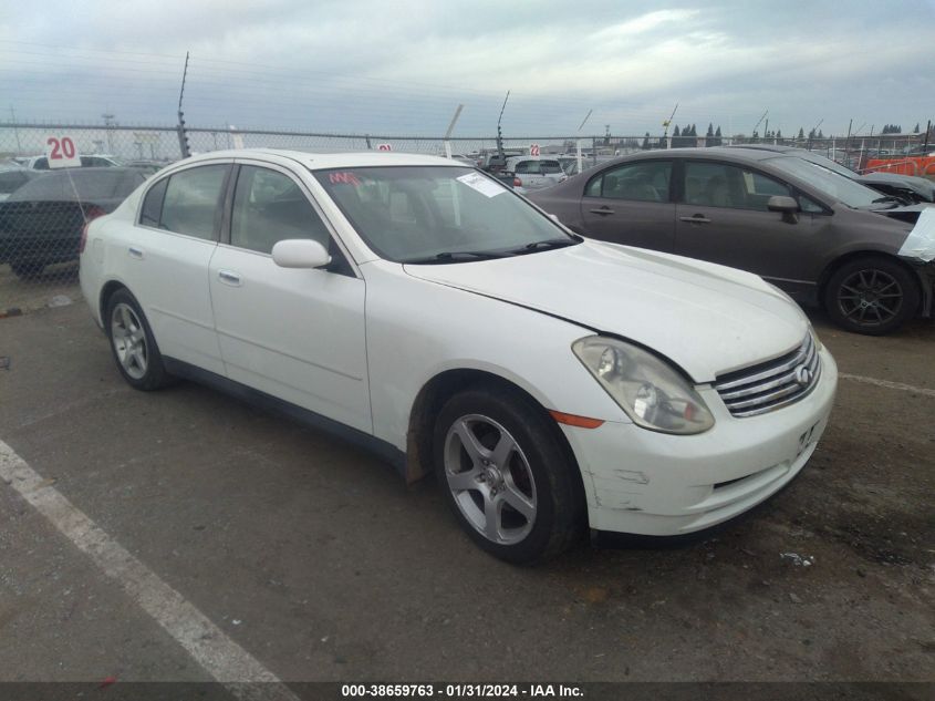 2003 Infiniti G35 VIN: JNKCV51E53M313076 Lot: 38659763
