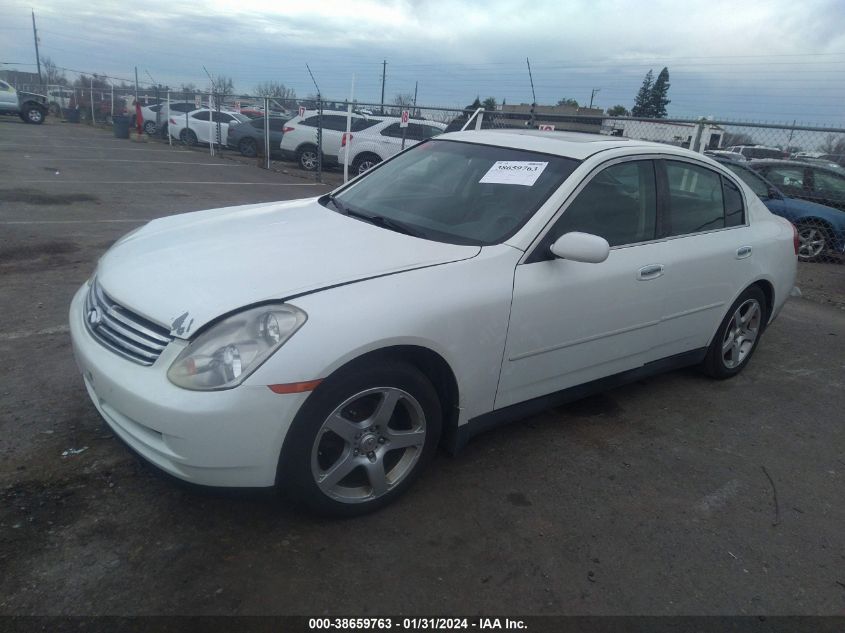 2003 Infiniti G35 VIN: JNKCV51E53M313076 Lot: 38659763