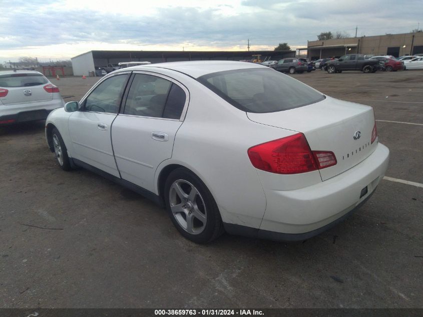 2003 Infiniti G35 VIN: JNKCV51E53M313076 Lot: 38659763