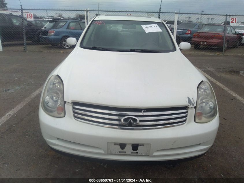 2003 Infiniti G35 VIN: JNKCV51E53M313076 Lot: 38659763