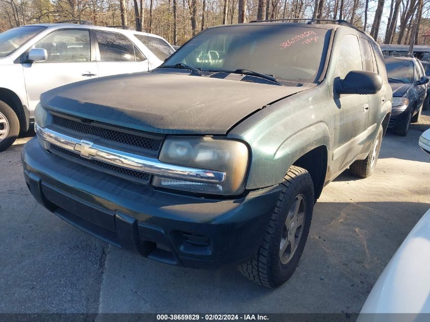 1GNDS13S152124490 2005 Chevrolet Trailblazer Ls