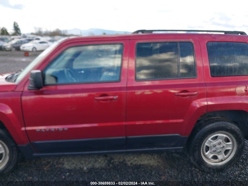 VIN 1C4NJPBA2HD171239 2017 JEEP PATRIOT SPORT FWD