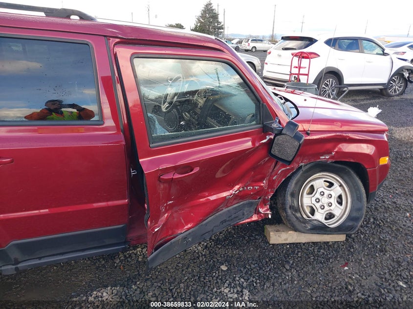 VIN 1C4NJPBA2HD171239 2017 JEEP PATRIOT SPORT FWD