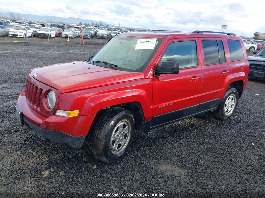 VIN 1C4NJPBA2HD171239 2017 JEEP PATRIOT SPORT FWD