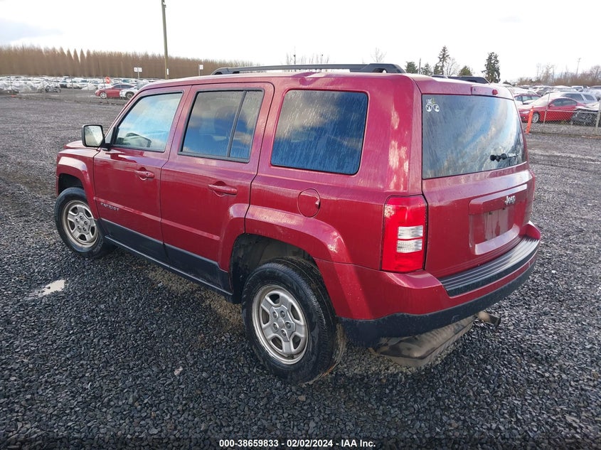 VIN 1C4NJPBA2HD171239 2017 JEEP PATRIOT SPORT FWD