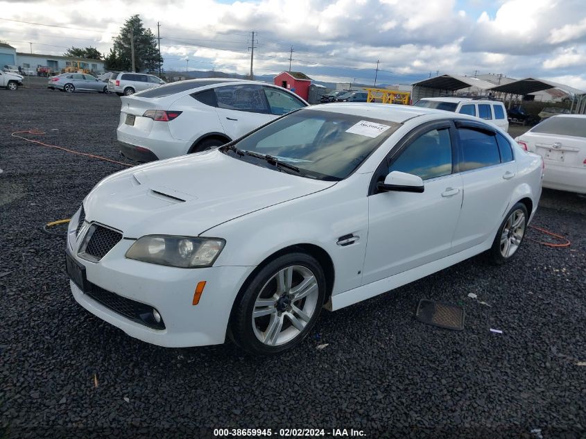 2009 Pontiac G8 VIN: 6G2ER57749L161255 Lot: 38659945