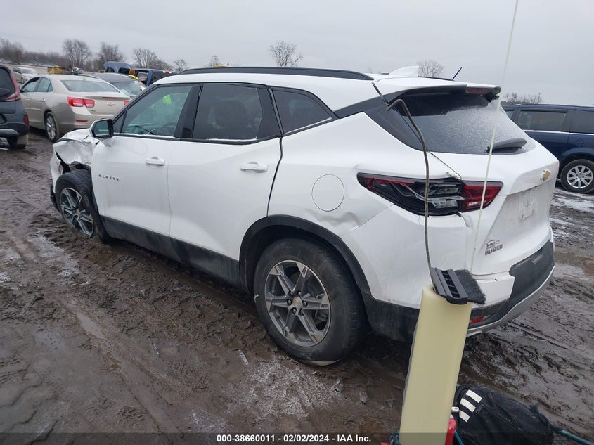 VIN 3GNKBCR48PS111674 2023 CHEVROLET BLAZER 2LT