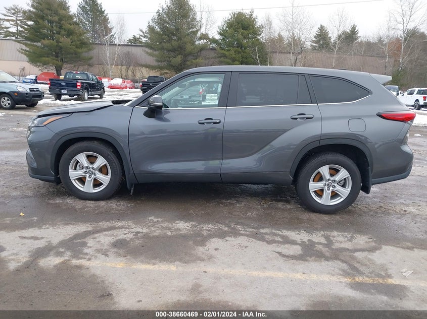 VIN 5TDKDRAH3PS021017 2023 TOYOTA HIGHLANDER LE