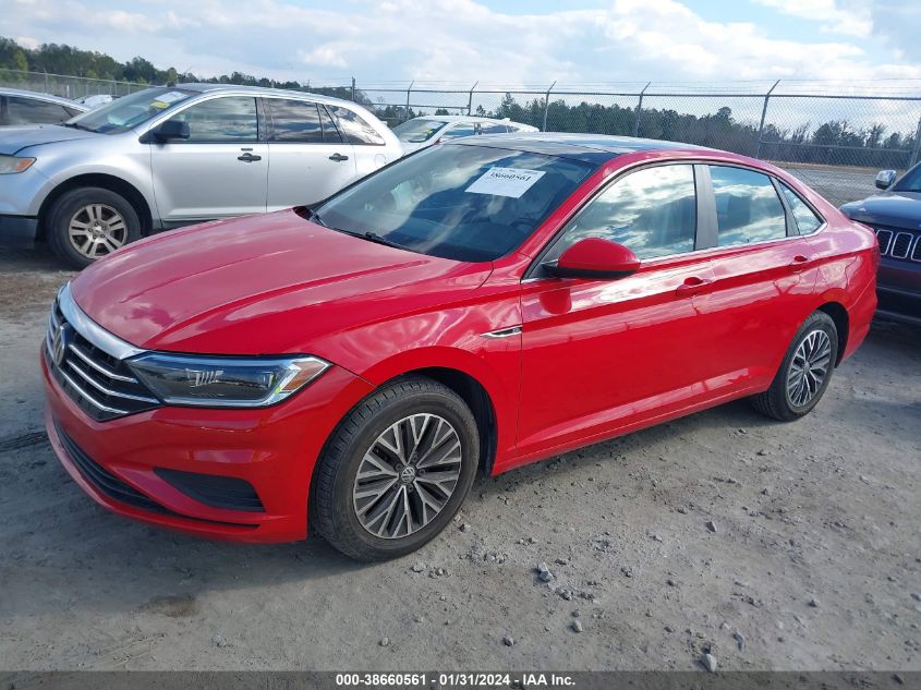 3VWE57BU5KM107283 2019 Volkswagen Jetta 1.4T Sel