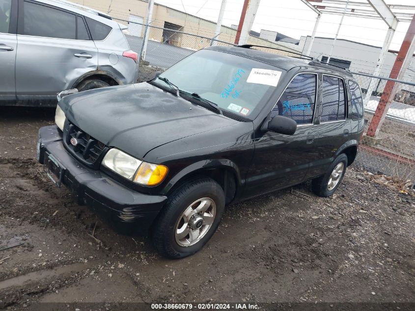 2000 Kia Sportage Ex VIN: KNDJB7239Y5648854 Lot: 38660679