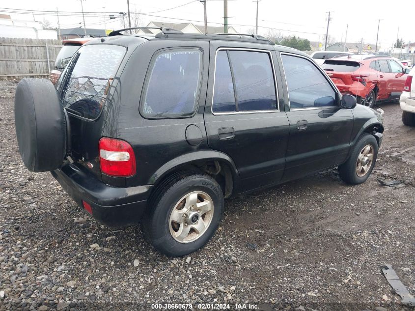 2000 Kia Sportage Ex VIN: KNDJB7239Y5648854 Lot: 38660679