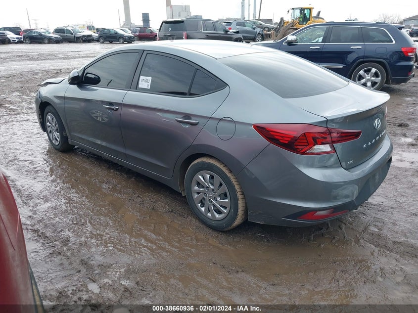 VIN KMHD74LF4KU753302 2019 HYUNDAI ELANTRA SE