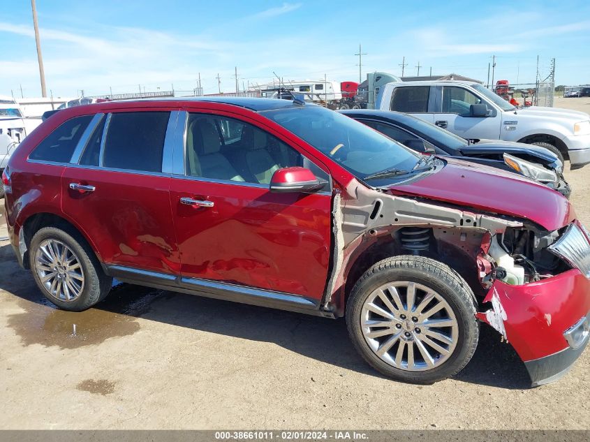 2013 Lincoln Mkx VIN: 2LMDJ8JK3DBL00732 Lot: 38661011