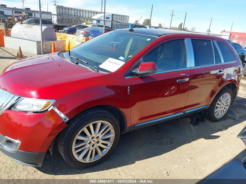 2013 Lincoln Mkx VIN: 2LMDJ8JK3DBL00732 Lot: 38661011