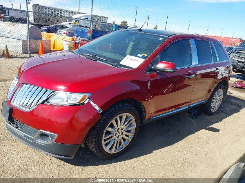 2013 Lincoln Mkx VIN: 2LMDJ8JK3DBL00732 Lot: 38661011