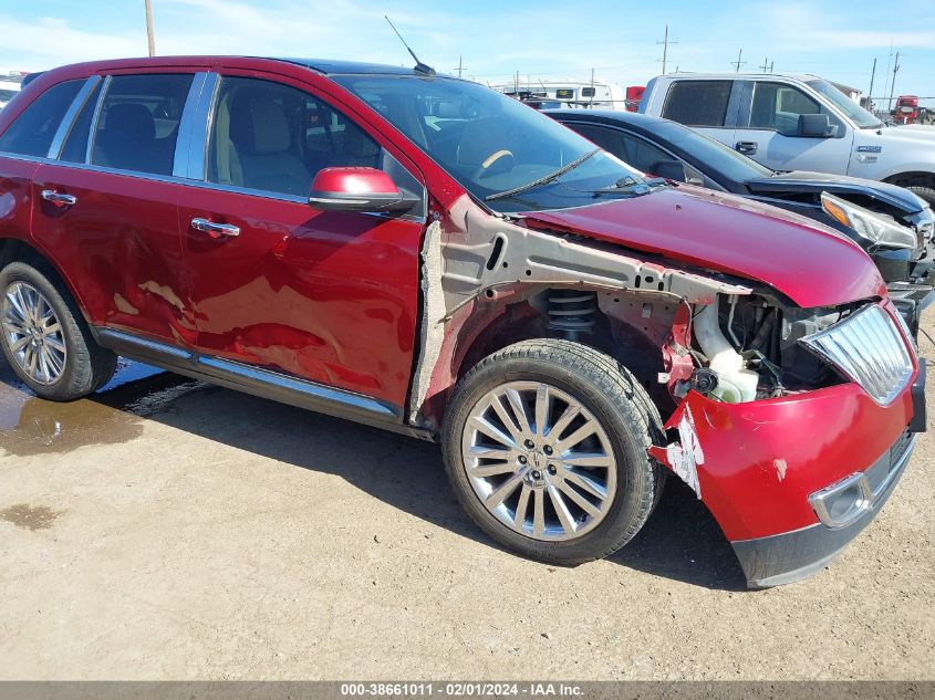 2013 Lincoln Mkx VIN: 2LMDJ8JK3DBL00732 Lot: 38661011