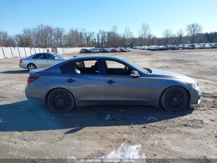 2018 Infiniti Q50 3.0T Red Sport 400 VIN: JN1FV7AP5JM461577 Lot: 38661056