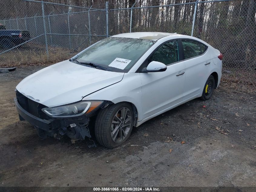 5NPD84LF4HH049668 2017 HYUNDAI ELANTRA - Image 2