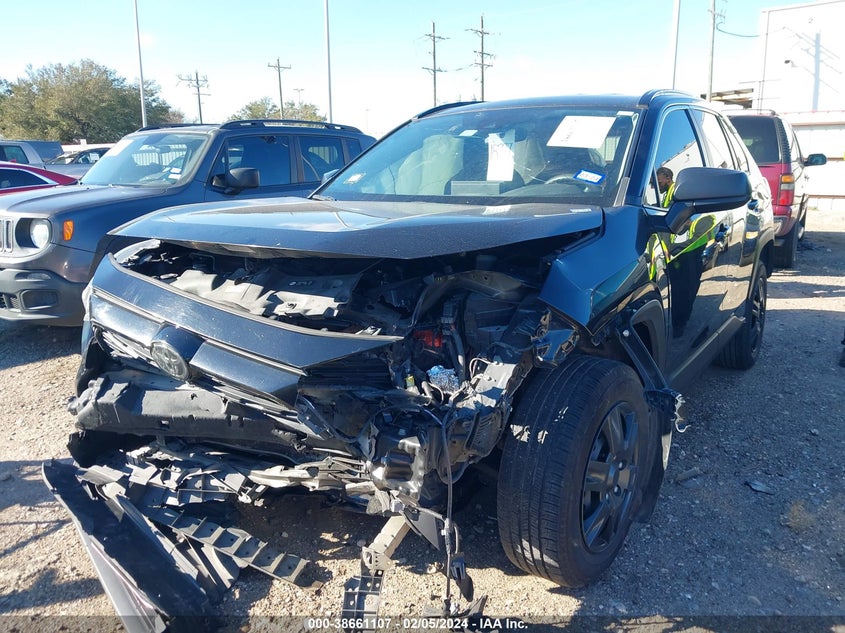 VIN JTMH1RFV6KJ007376 2019 TOYOTA RAV4 LE
