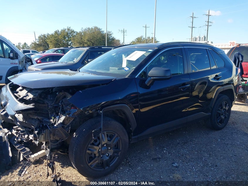 VIN JTMH1RFV6KJ007376 2019 TOYOTA RAV4 LE