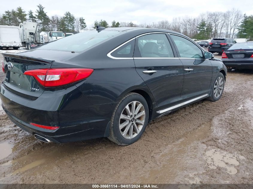 2016 Hyundai Sonata Limited VIN: 5NPE34AFXGH423995 Lot: 38661114