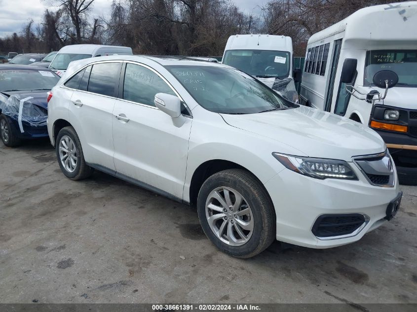 2018 Acura Rdx Technology Pkg/W/Technology/Acurawatch Plus Pkg VIN: 5J8TB4H54JL012877 Lot: 38661391