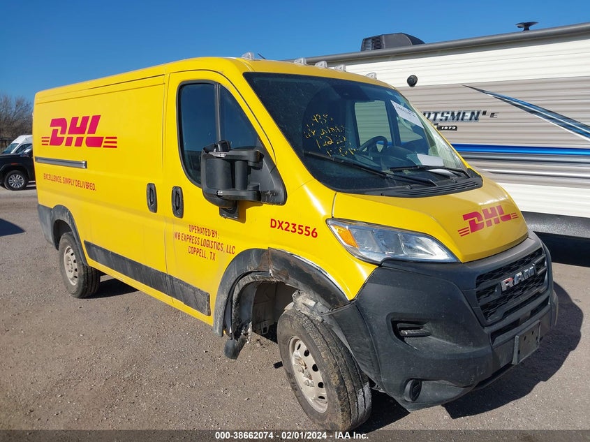 2023 Ram Promaster 2500 Low Roof 136 Wb VIN: 3C6LRVVG7PE604563 Lot: 38662074