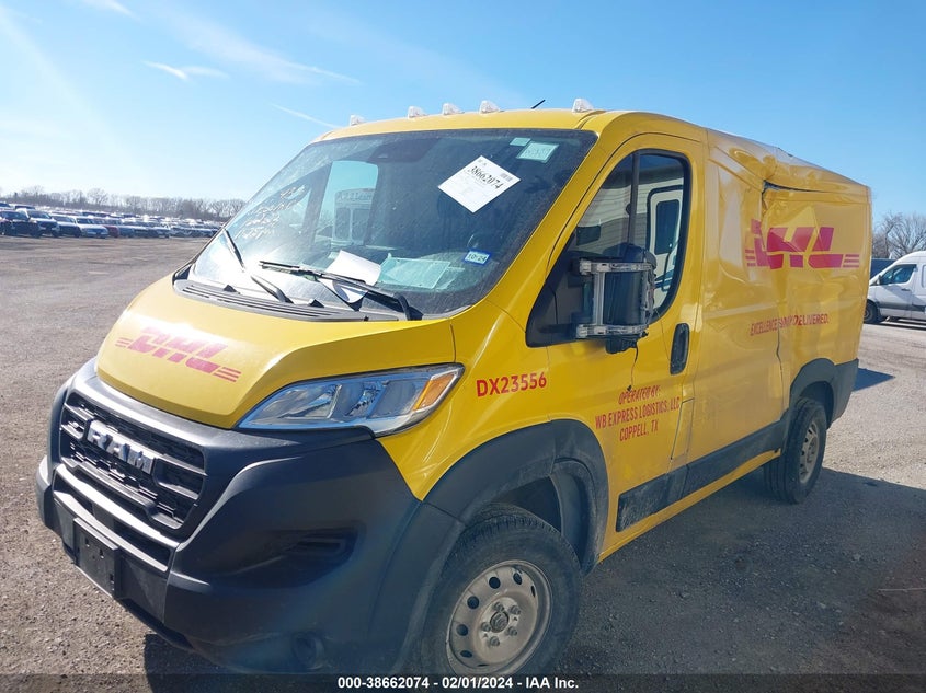 2023 Ram Promaster 2500 Low Roof 136 Wb VIN: 3C6LRVVG7PE604563 Lot: 38662074