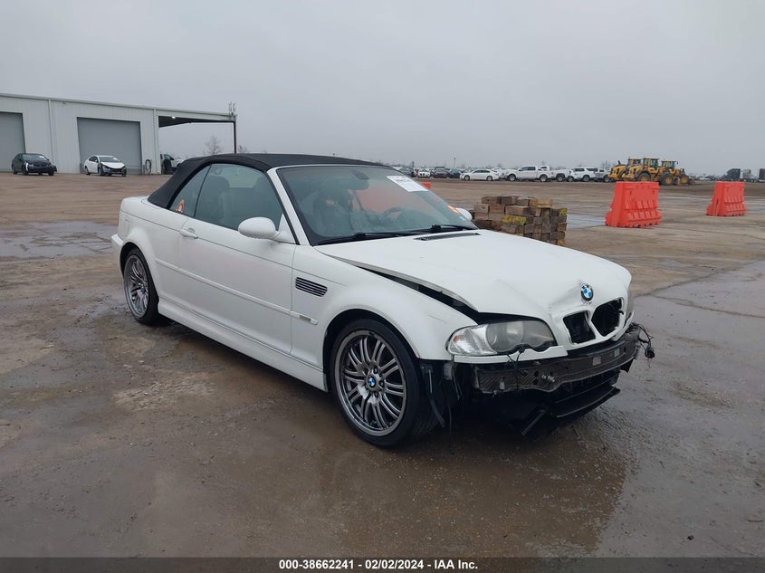 2003 BMW M3 VIN: WBSBR93433PK02501 Lot: 38662241
