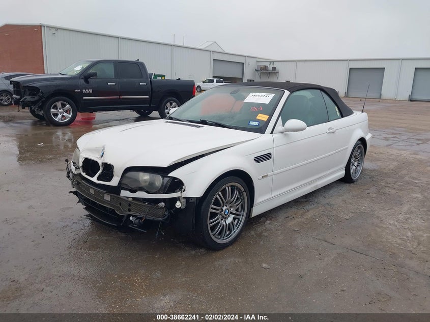 2003 BMW M3 VIN: WBSBR93433PK02501 Lot: 38662241